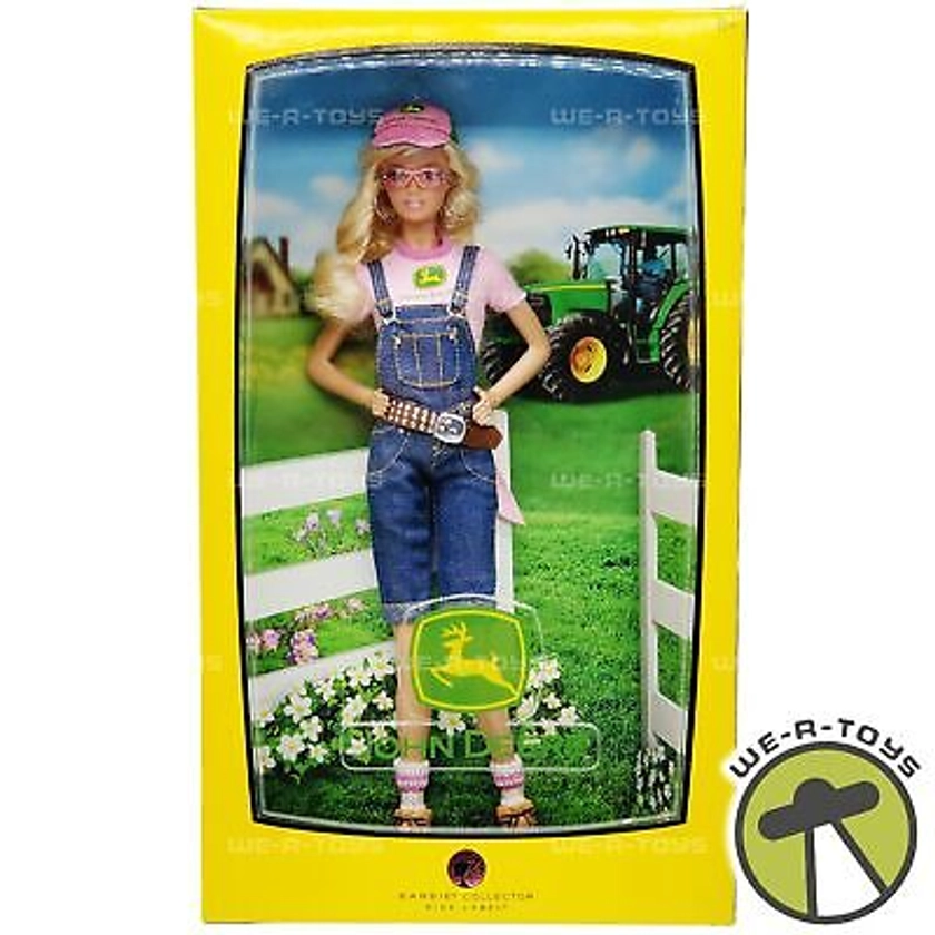 Barbie Collector John Deere Doll Pink Label 2007 Mattel L4686 NEW