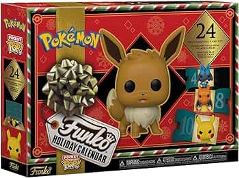 Funko Pop! Holiday Calendar - Pokemon, 24 Pocket Pop! Vinyl Figures