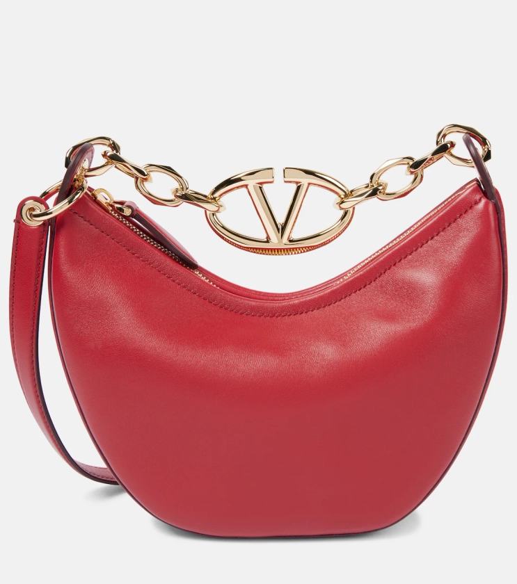 Sac VLogo Moon Mini en cuir en rouge – Valentino Garavani | Mytheresa