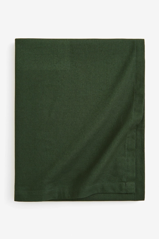 Nappe en coton - Vert foncé - Home All | H&M FR