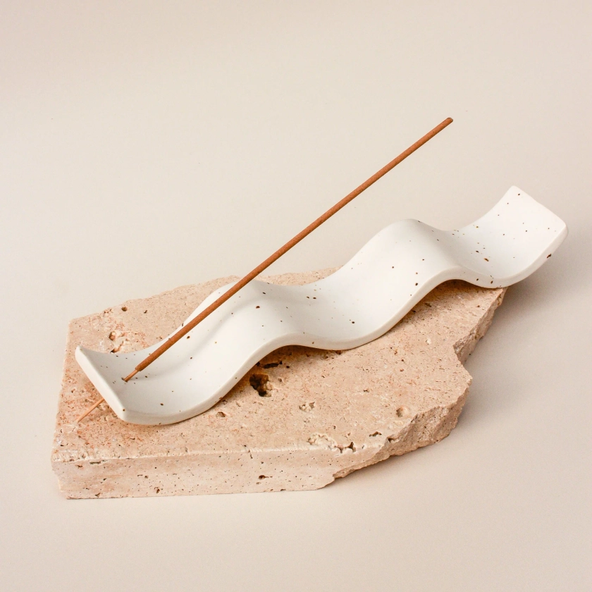 Waves Incense Holder