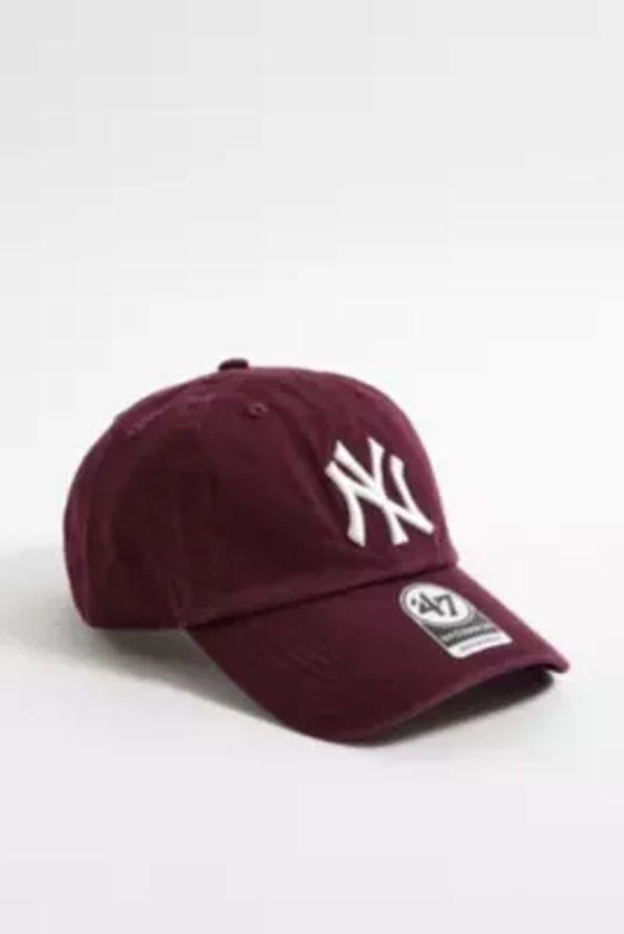 '47 Brand NY Yankees Burgundy Baseball Cap