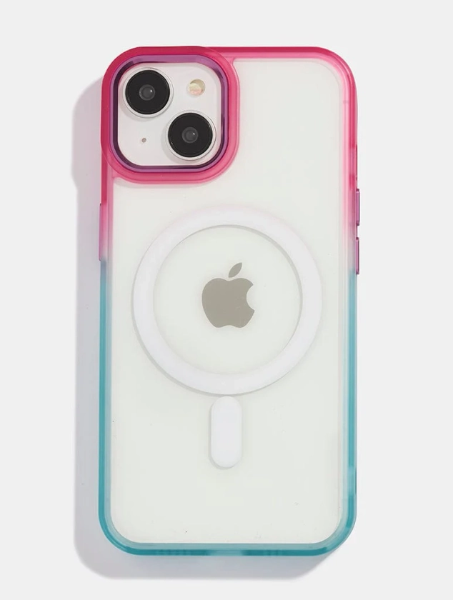 Pink & Blue Ombre MagSafe iPhone Case