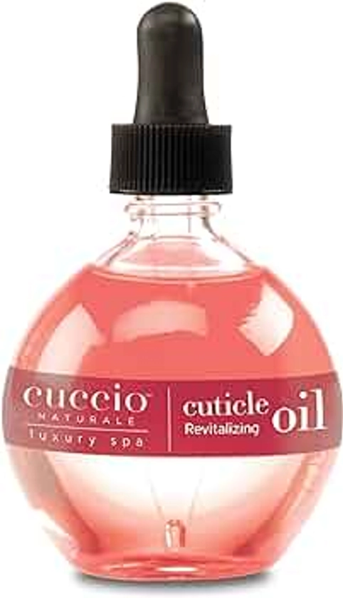 Cuccio Naturale Revitalizing Cuticle /Hydrating Oil For Repaired Cuticles Overnight - Remedy For Damaged Skin And Thin Nails - Paraben /Cruelty-Free Formula - Pomegranate And Fig - 2.5 Oz