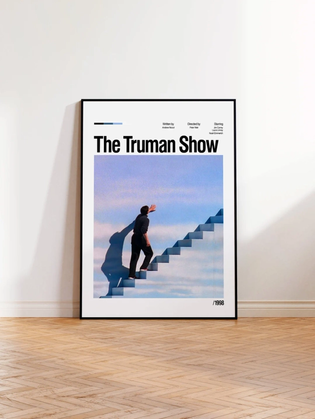 Truman Show Film Poster, affiche de film minimaliste, affiche personnalisée, affiche de film classique - Etsy France