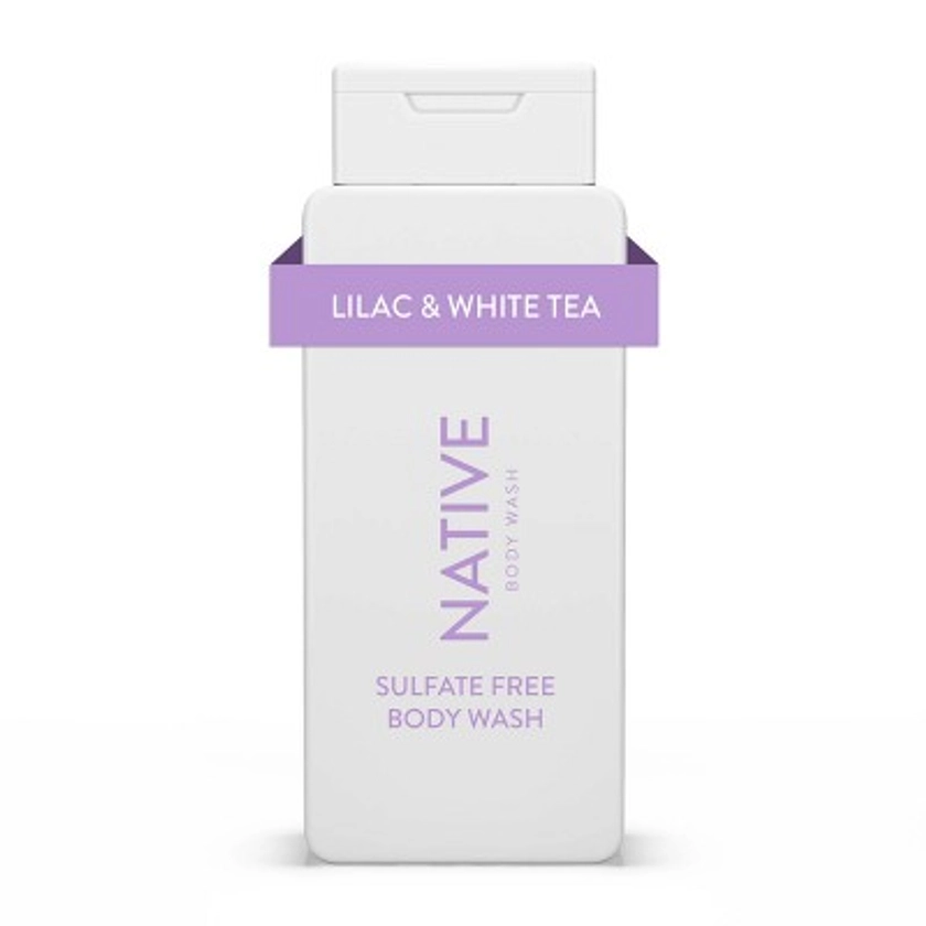 Native Body Wash - Lilac & White Tea - Sulfate Free - 18 fl oz