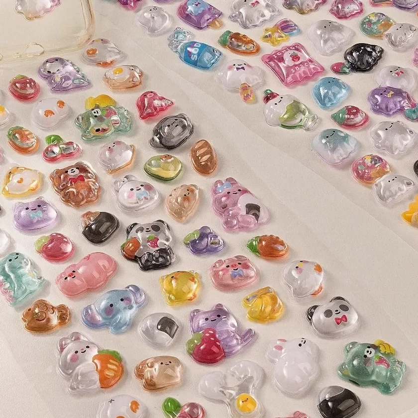 Cartoon Bubbly Stickers