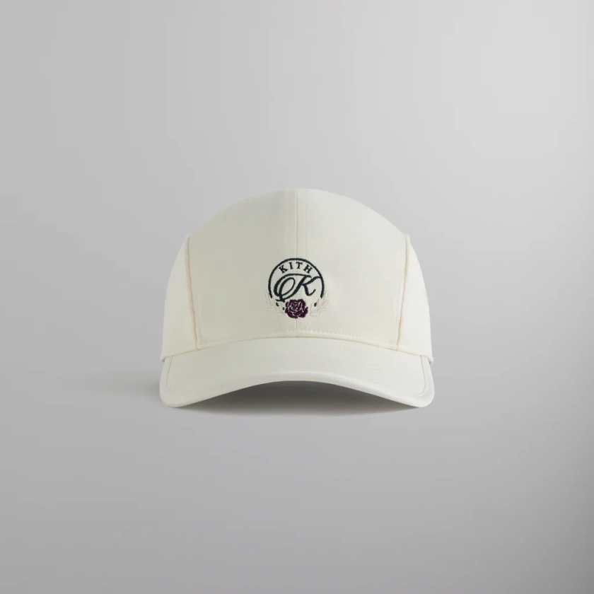 Kith Striped Tricot Griffey Camper Cap - White