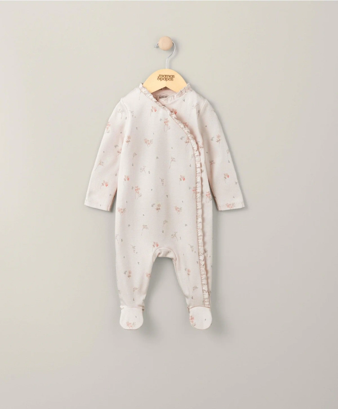 Floral Frill Sleepsuit