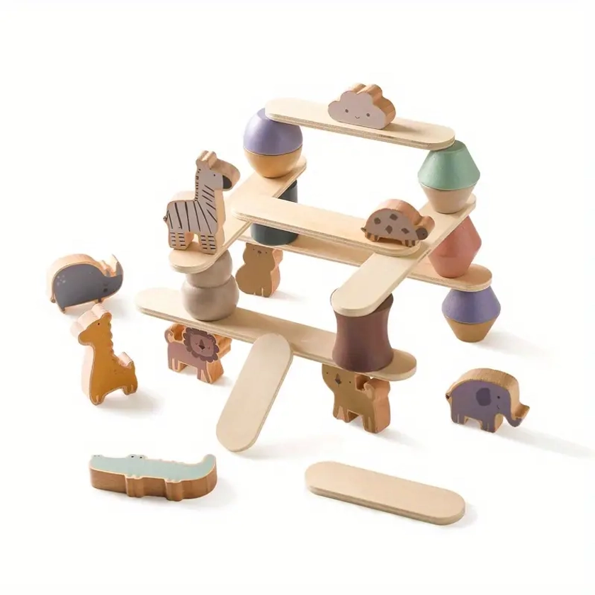 Cultivate Child's Hand eye Coordination Wooden Animal - Temu Canada