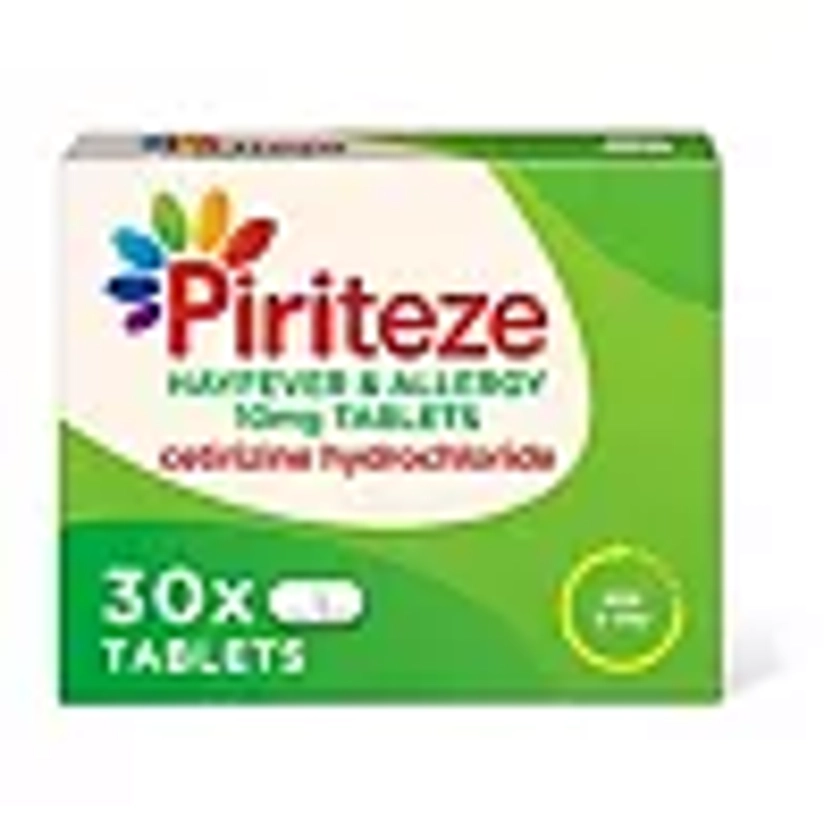 Piriteze Hayfever & Allergy Relief, 30 Tablets - Boots