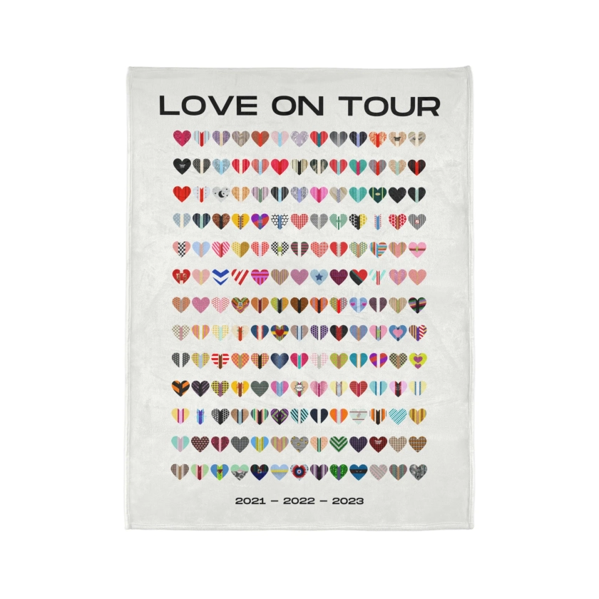 169 Collection Love on Tour Soft Blanket | 3 sizes | HSLOT