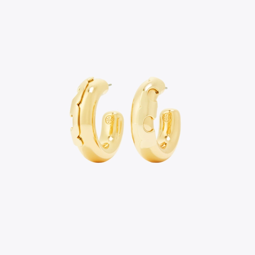 Essential Hoop: Women's Designer Earrings | Tory Burch