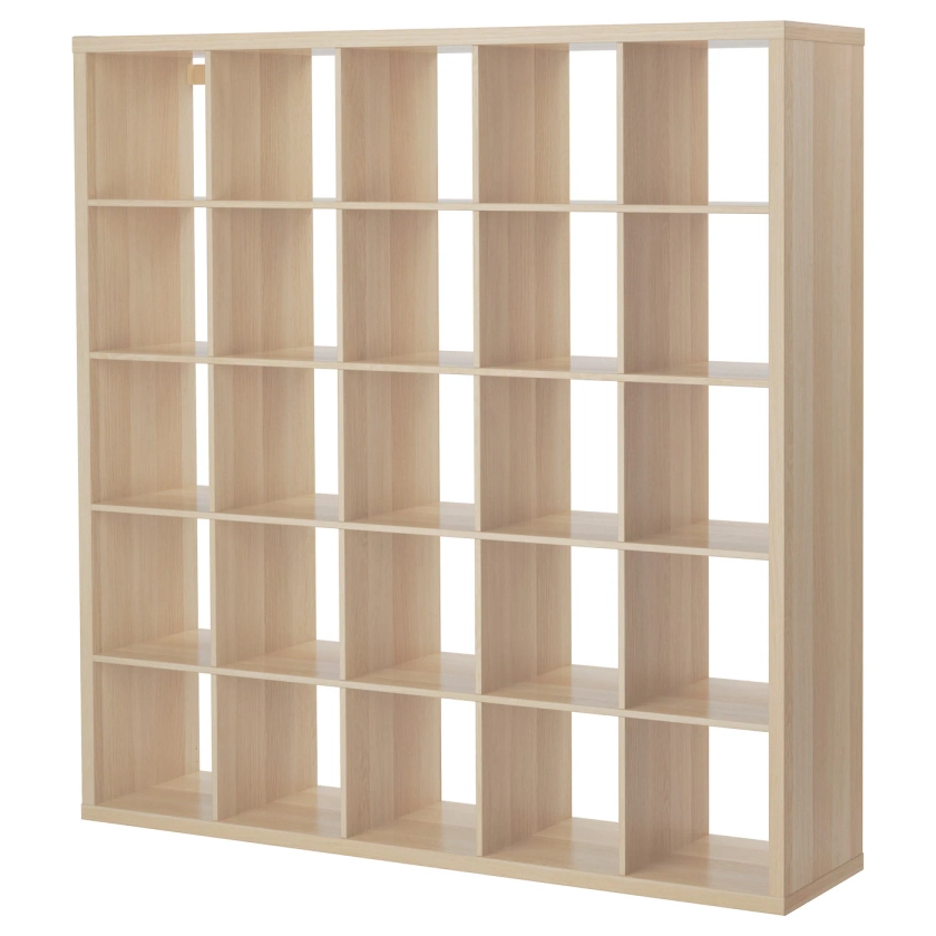 KALLAX shelf unit, white stained oak effect, 182x182 cm (715/8x715/8") - IKEA CA