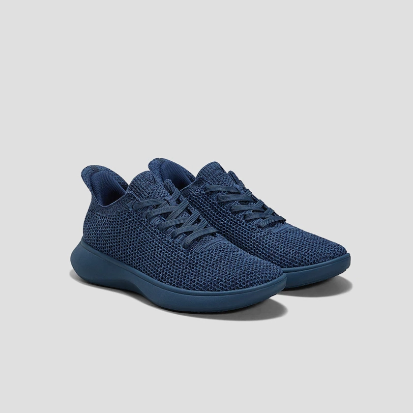 Unisex Sneaker Sliders (Urban) - Mesh, NAVY, EU35 | VIVAIA