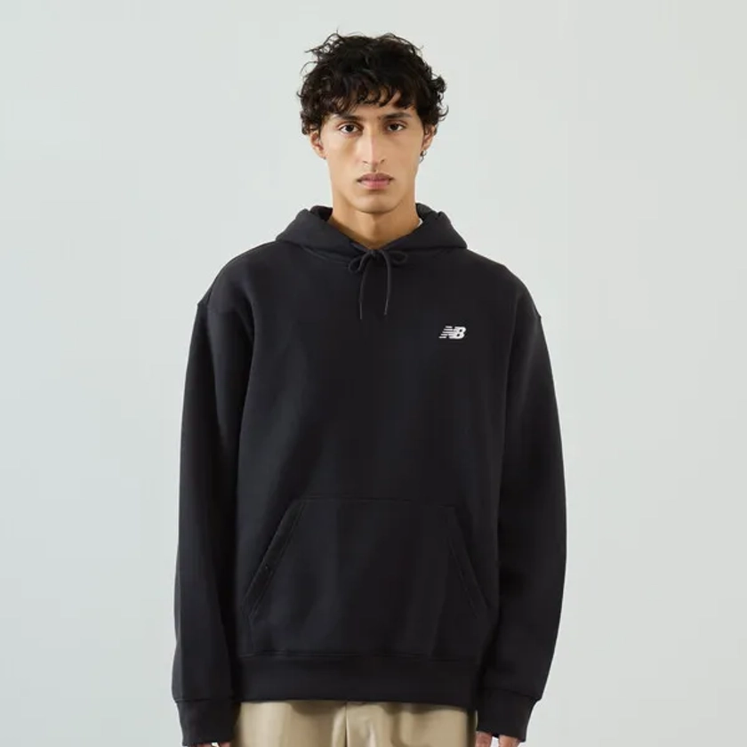 NEW BALANCE HOODIE SMALL LOGO NOIR - SWEAT HOMME | Courir.com