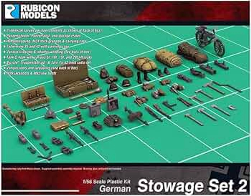 Rubicon 1/56 German Army Cargo Set 2 Plastic Model RB0118