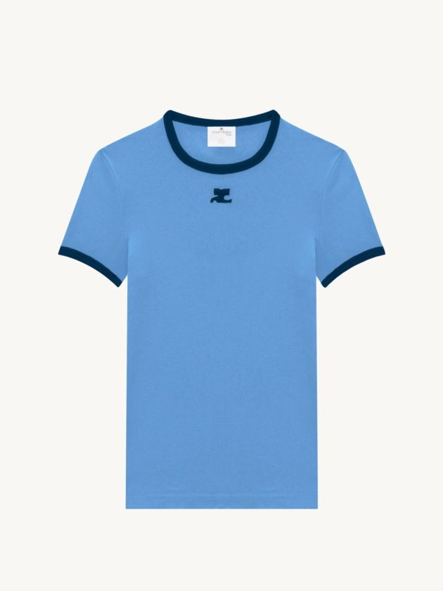 T-Shirt contraste - courrèges
