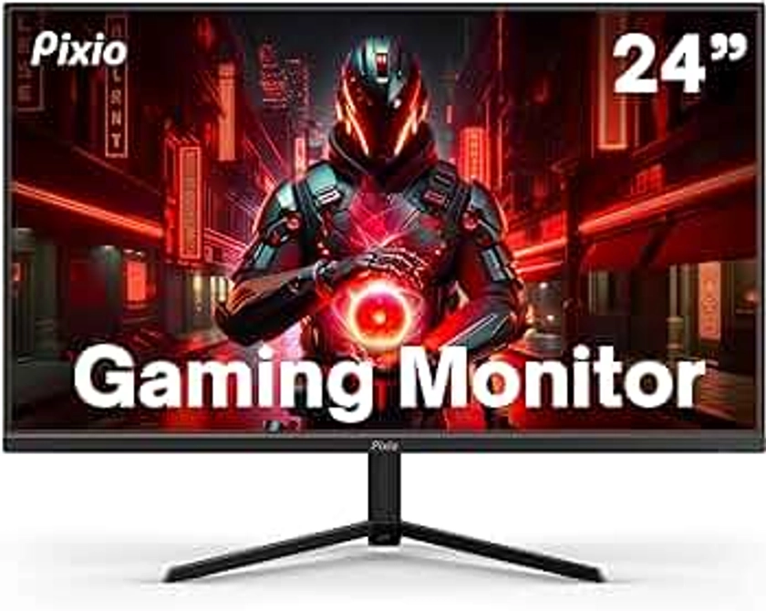 Pixio PX248 Prime Advanced 24" 144Hz FHD 1080p 1ms GTG Fast Nano IPS Gaming Monitor with AMD FreeSync Premium