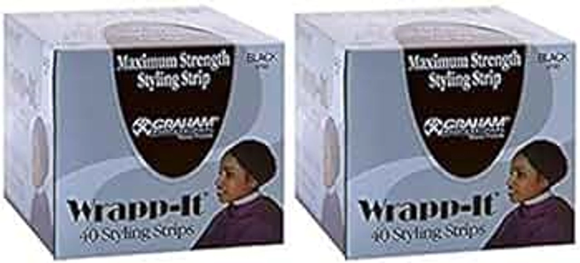 Wrapp-It Black Styling Strips (2 Pack)