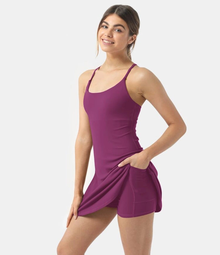 Women’s Softlyzero™ Plush Backless Active Dress - Halara 