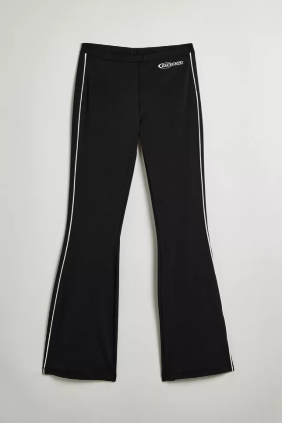 iets frans… Piped Jersey Flare Pant