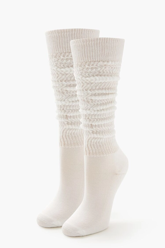 Scrunched Over-the-Knee Socks