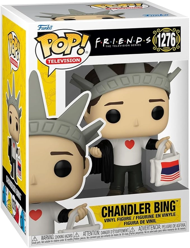 Funko POP! TV: Friends - New York Chandler Bing - Figuras Miniaturas Coleccionables Para Exhibición - Idea De Regalo - Mercancía Oficial - Juguetes Para Niños Y Adultos - Fans De TV