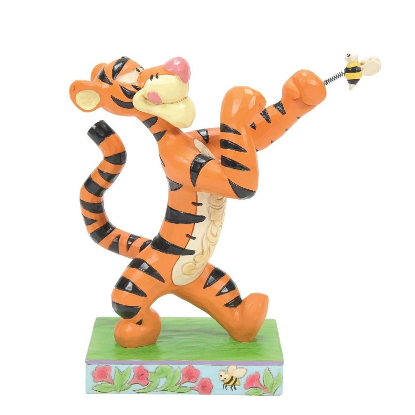 Figurine Tigrou contre Abeille - Disney Traditions