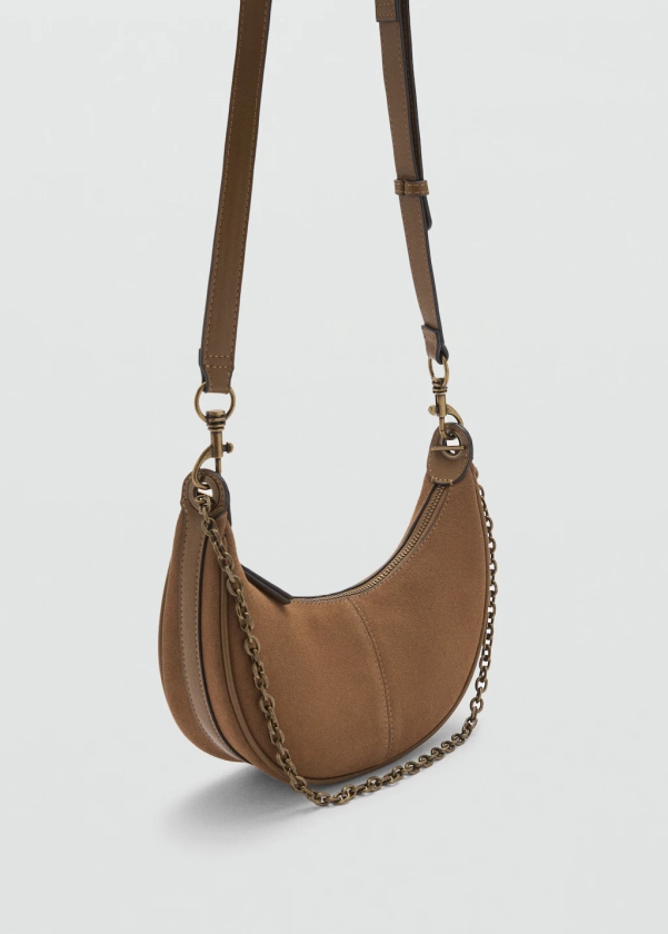 Sac ovale cuir - Teen | MANGO France métropolitaine