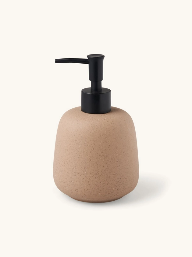 Distributeur de savon | Grès. 9,5 x 15 cm. | Sand