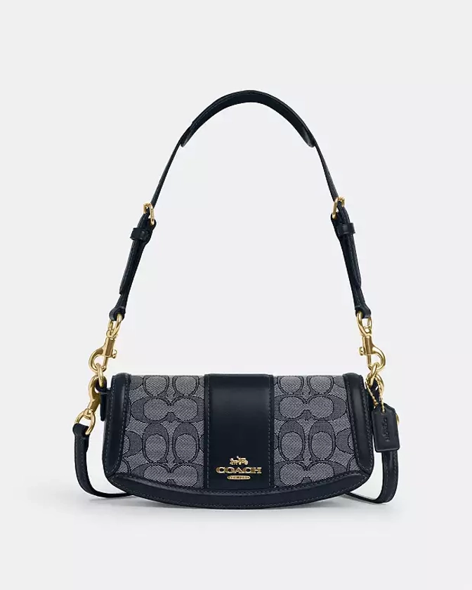 COACH® GB | Andrea Small Shoulder Bag In Signature Jacquard