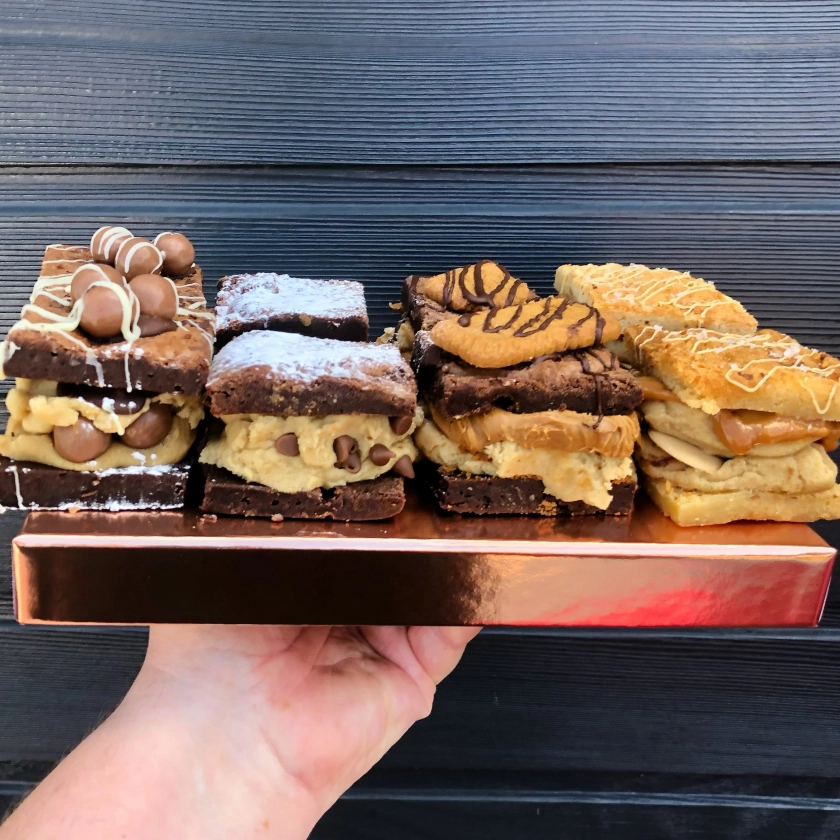 Mixed Selection of Cookie Dough Brownies