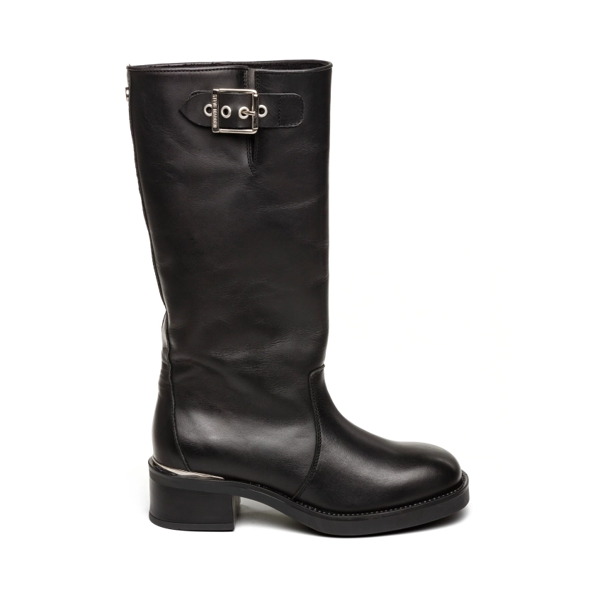 Bonna Boot BLACK LEATHER – Steve Madden Europe