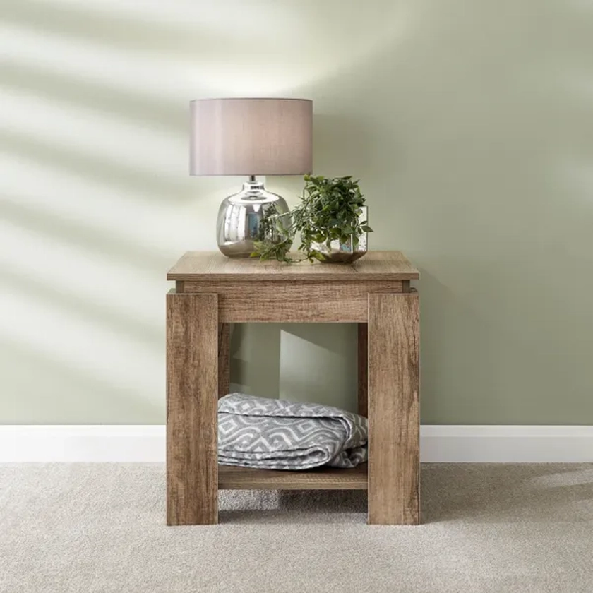 Canyon Side Table, Oak