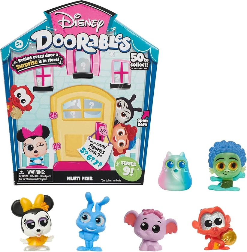 DOORABLES Disney, Coffret Multi Peek avec 5, 6 ou 7 Figurines Surprises, Nouvelle série, Modèles aléatoires, Jouets pour Enfants à partir de 5 Ans, GIOCHI PREZIOSI, DRB10 : Amazon.fr: Jeux et Jouets