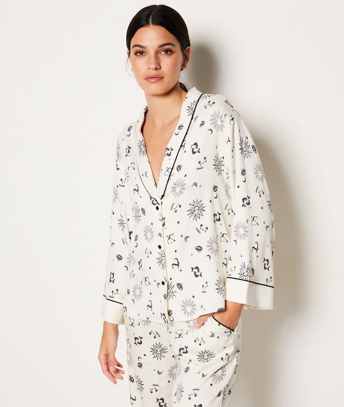 Chemise de pyjama imprimée VISCOSE - ETAM