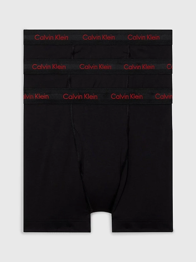 3 Pack Boxer Briefs - Cotton Stretch Wicking Calvin Klein® | 000NB2616ANC1