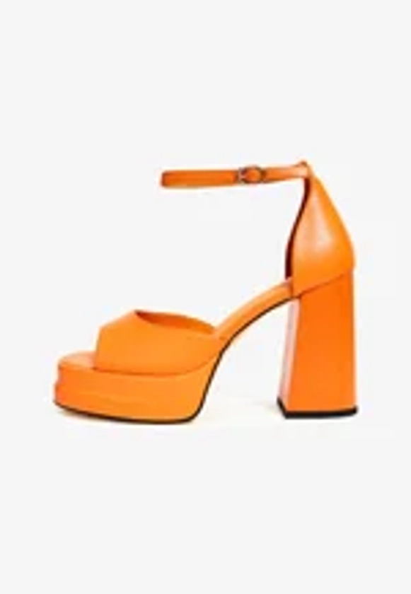 Sandales à plateforme - orange
