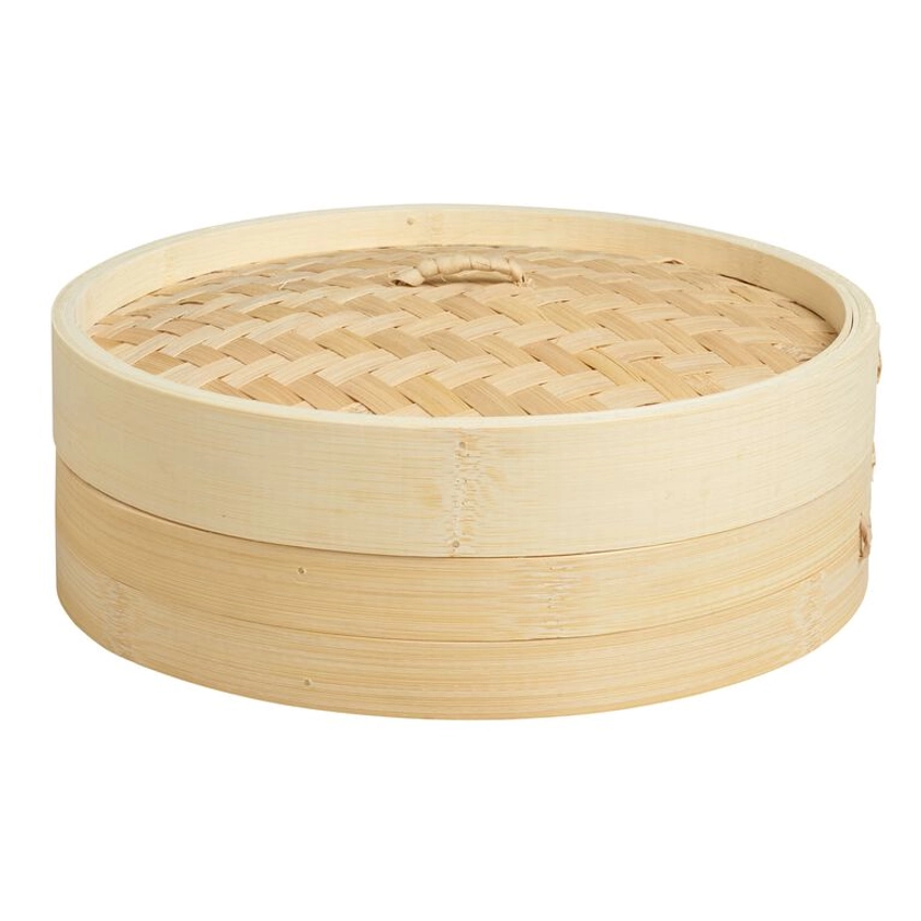 Traditional Bamboo Steamer 10 Inch