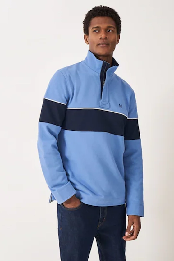 Buy Crew Clothing Lightweight Chest Stripe Padstow Sweatshirt from the Next UK online shop