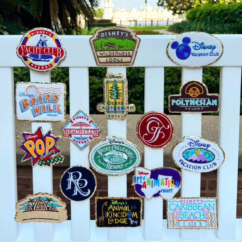 Disney Resort Patches. Riviera Patch. Grand Floridian Patch. Aulani Patch. Beach Club Patch. Boardwalk Patch. DVC Patch. Polynesian Patch. - Etsy