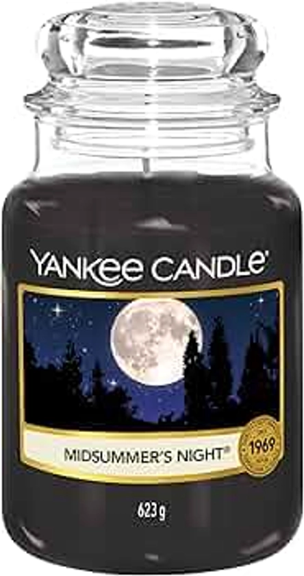 Yankee Candle Scented Candle | Midsummer's Night Large Jar Candle | Long Burning Candles: up to 150 Hours | Perfect Gifts for Women