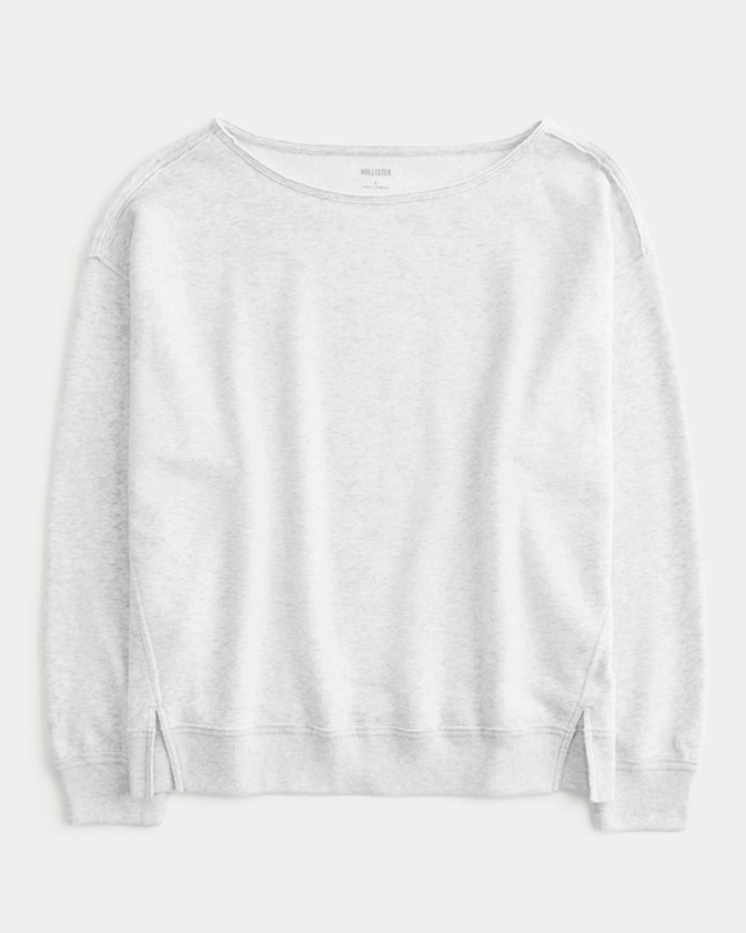 Easy Bow Graphic Crew Sweater