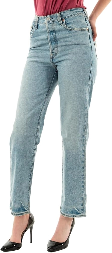 Levi's Ribcage Straight Ankle Jeans, Let's Share, 29W x 29L Femme : Amazon.fr: Mode