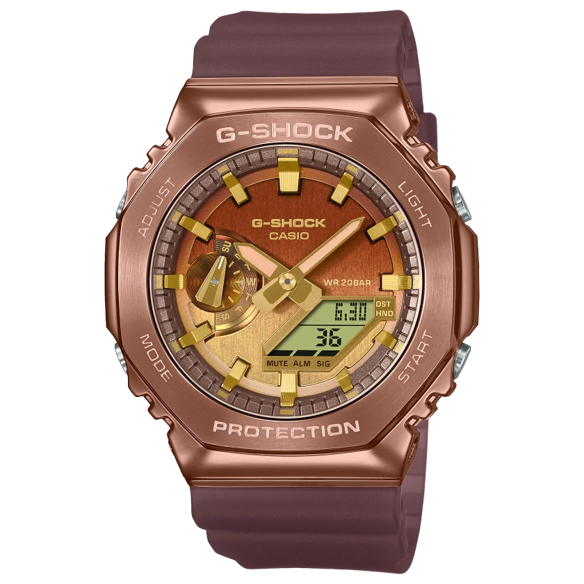 GM2100CL-5A | G-SHOCK ANALOG-DIGITAL Gold | CASIO