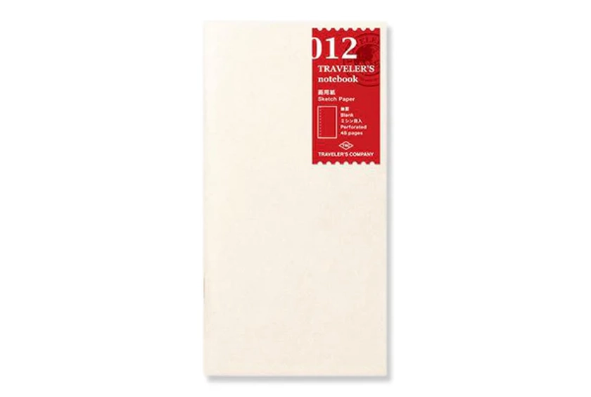 Midori Traveler's Notebook - 012 Sketch Paper Notebook