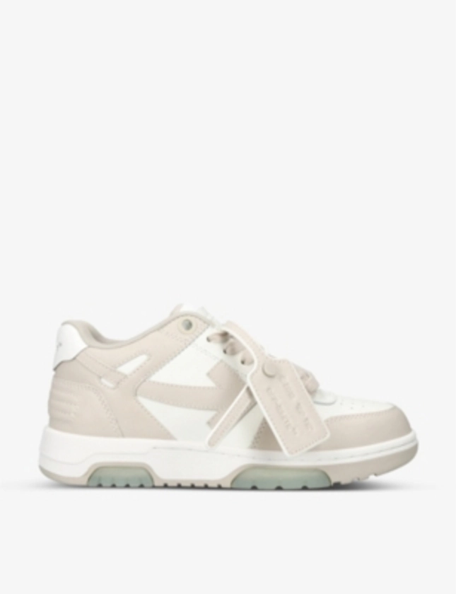 OFF-WHITE C/O VIRGIL ABLOH - Out of Office leather low-top trainers | Selfridges.com