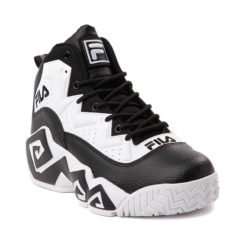 Womens Fila MB '90s Athletic Shoe - Black / White