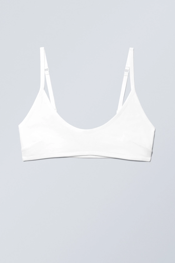 Inez Scooped Cotton Bralette